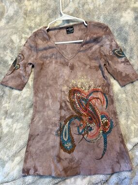 Sledge Embroidered 1/2 Sleeve Tee